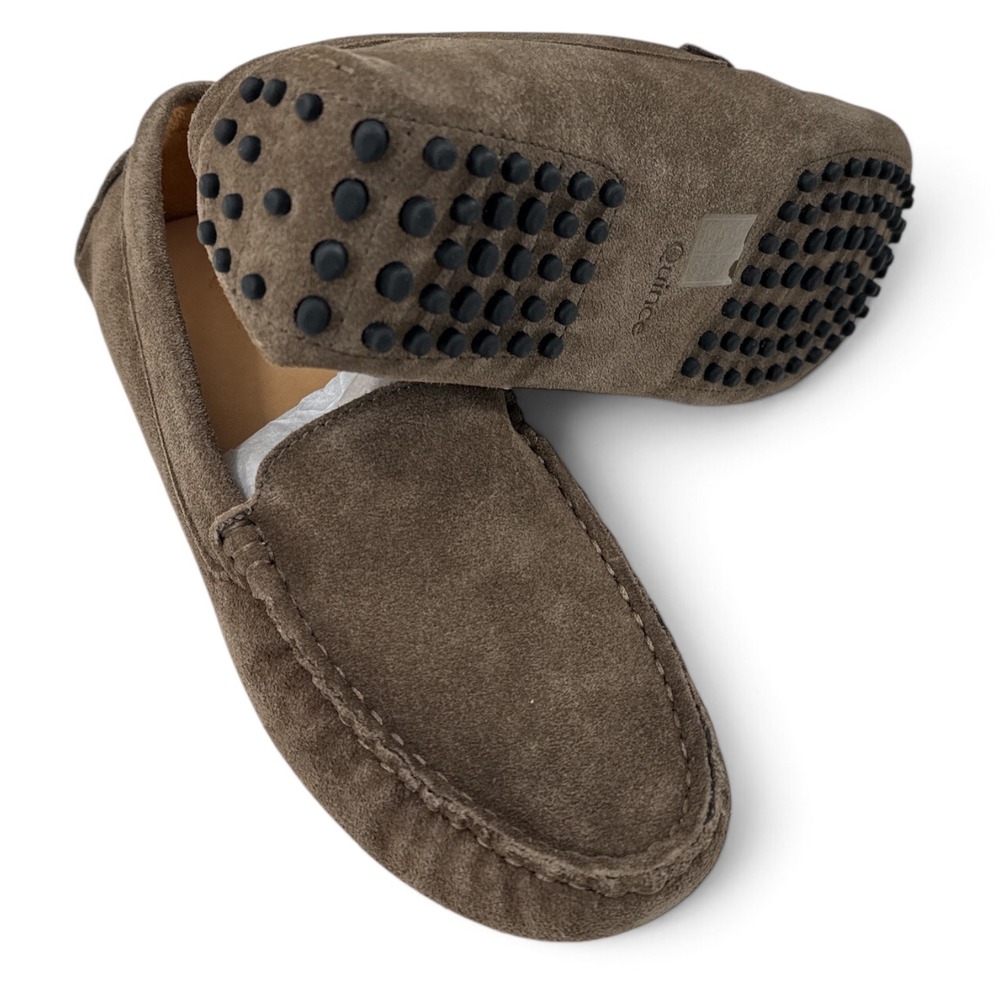 Quince Womens Suede Driver Loafers Medium Brown 8 LB74495-BSFLC005-17290 NIB - Picture 2 of 7